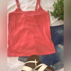 Coral color tank top